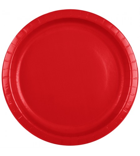 Prato Grande Liso - Vermelho